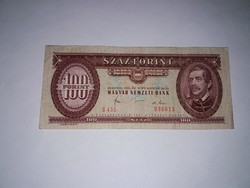 100 Forint 1980-as, szép  ropogós  bankjegy  !