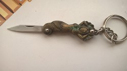 Gyönyörű antik sellős bicska -kulcstartó