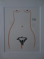 Eredeti Pablo Picasso: Mosolygó arc vagy Éva?