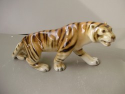 Royal Dux tigris nagyon szép mázzal