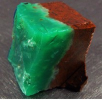 Bright green raw chrysoprase 55ct Malagasy cut!