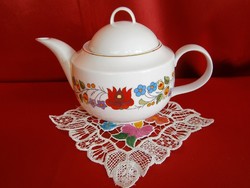 Eredeti Kalocsai porcelán tea kiöntő, teás kancsó 