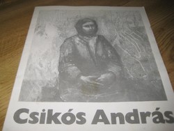 The exhibition of the painter András Csikós in Szentendre 1979