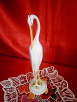 Hollóházi porcelán madár kócsag 21 cm magas