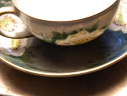 Arzberg hand-painted unique luxury cup coaster with small plate - handgemalt