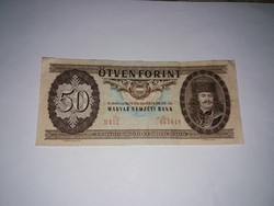 1975-ös 50 Forint, ropogós  bankjegy  !
