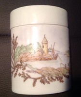 Nyugat Német  Kaiser porcelán ,a svéd Ammy Nilsson által kézzel festett tea,fűszer, vagy cukortartó 