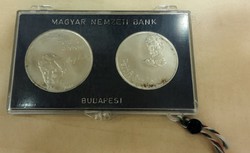 Petőfi Sàndor 50 Ft 100 Ft  ezüst érmék 1973 MNB bontatlan érme