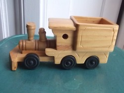 Oldtimer-Mozdony modell fából -gyűjtőknek is