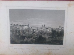L. Rohbock - Eger az északi oldalról - G. Hefs - acélmetszet - 19. század