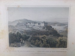 L. Rohbock - Budavár és Krisztinaváros - Johann Popel - acélmetszet - 19. század