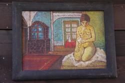 Rippl-Rónai József - Női akt szobában