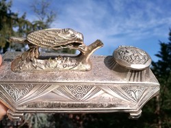 Art Nouveau inkwell, -v.