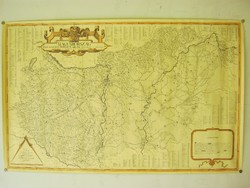 Magyarország részletes térképe 1980-ból Felvidéki András. Corvina