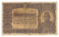 25000 korona 1923 II.