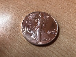 1988 USA ezüst sas 31,1 gramm 0,999 keresett érme