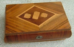 Inlaid antique gift box - card & game box