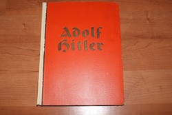 Adolf Hitler Képes Album a Führer életéről 1935-ös kiadás, matricás, tele és hibátlan