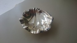 Ezüst 925 ös kagyló alakú kis tálka, ékszertartó, 
