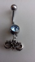 Steel navel piercing ornament