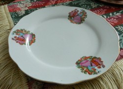 Barokk mintás jelzett kínai dísz tányér