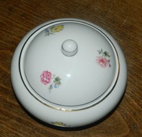 Vintage Hólloháza porcelain sugar bowl - bonbonier