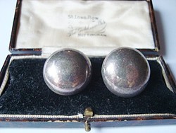 Nagy gömb ezüst fülbevaló/lkipsz 14,8 gramm