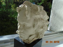 1939 Rosenthal , Mathias Selb Kunstabteilung Beethoven biszkvit porcelán büszt