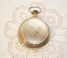 Silver watch-shaped box