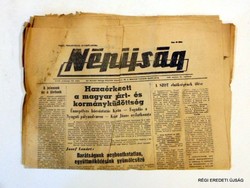1967 október 15  /  NÉPÚJSÁG  /  SZÜLETÉSNAPRA RÉGI EREDETI ÚJSÁG Szs.:  5533