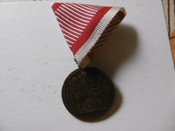 Bronz kitüntetés Ferenc József