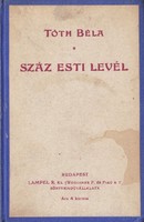 Tóth Béla: Száz esti levél (Suhay Imre ex librisével) 1500 Ft