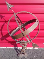 SUNE ROOTH tervezte SUNDIAL nagy antik ritka EXKLUZÍV svéd armilláris gömb napóra  Mid Century