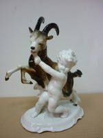 German Porcelain - Kid with Goat