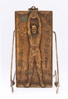 Futball relikvia - Nyugat-magyarországi Játékvezető Testület bronz emlékplakett, 1939