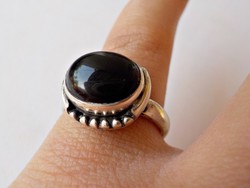 Onix  köves ezüst gyűrű