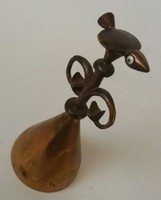 Muharos Lajos bronz csengő madárral