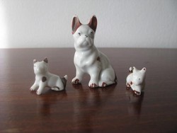 Mini porcelán kutyák