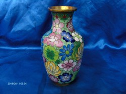 Antik rekeszzománc váza