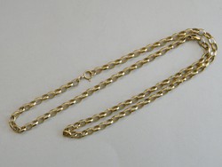 AT 049 - fémjelzett 9 karátos arany nyaklánc 7 gr 44 cm