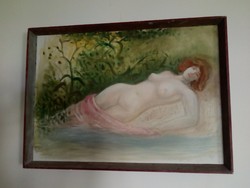 Női akt festmény
