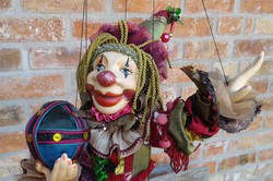 Marionett báb bohóc 