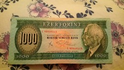 Kiváló állapotú 1000 Ft-os bankjegy