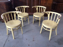 Régi vintage thonet karfás fenyő szék 4db