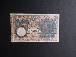 Italy - 5 lire 1904 (1923)