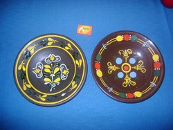 Ceramic wall plate - two pieces together