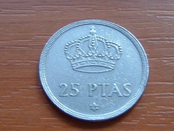 SPANYOL 25 PESETAS 1975 (78) S+V