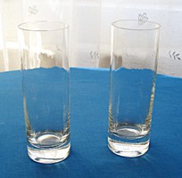 2 long drink glasses