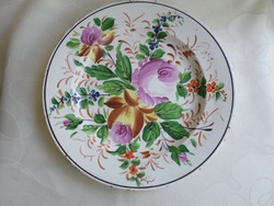 Rózsás telkibányai fali tányér