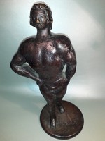 Herczeg Kis Béla - Toldi - bronzírozott spiáter szobor